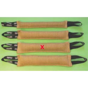 Bideplse, bld, jute 7 x 50 cm, m/ 2 hndtag