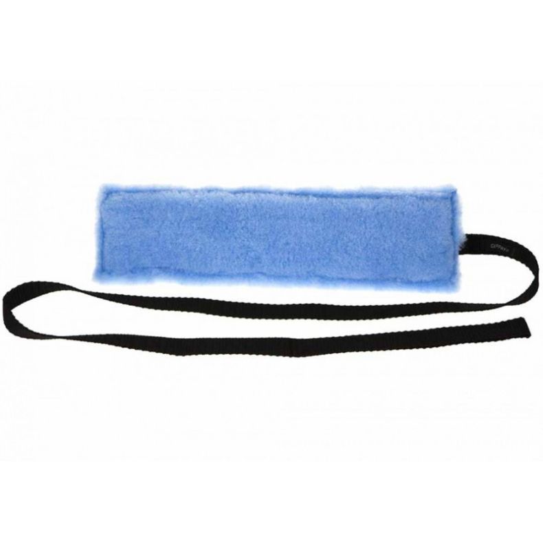 Bideplse i plys - til opstart / lettere bidearbejde -10 cm x 37 cm, Rem ca. 90 cm