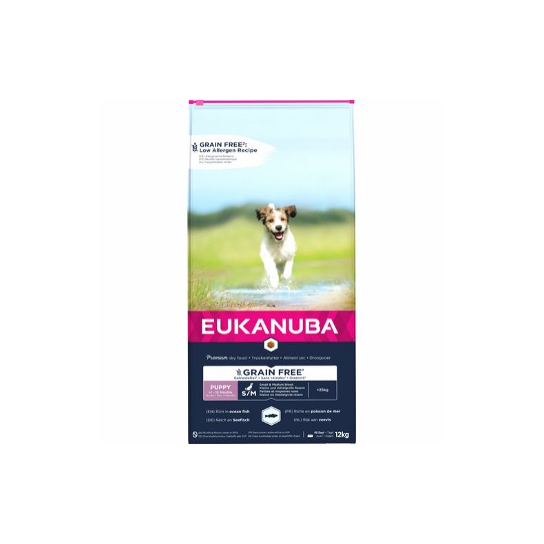 Euk Puppy &amp; Junior Small/Medium - Grainfri - Ocean Fish