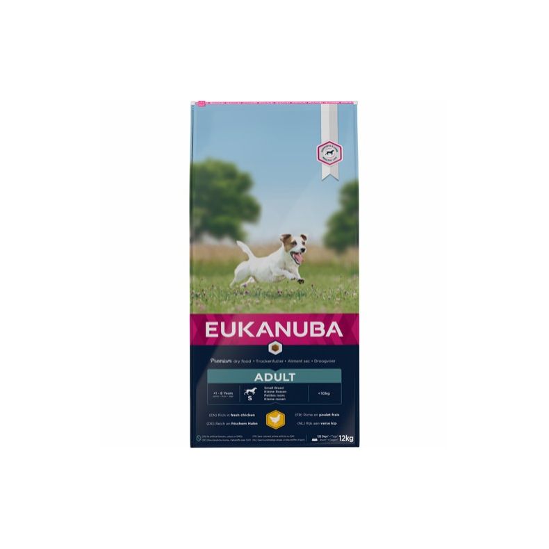 Eukanuba Adult Small - Kylling 12 kg.