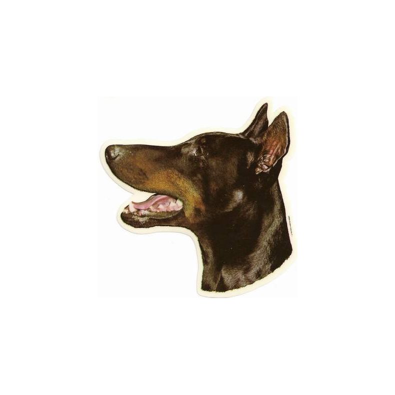 Dekal med Dobermann 001