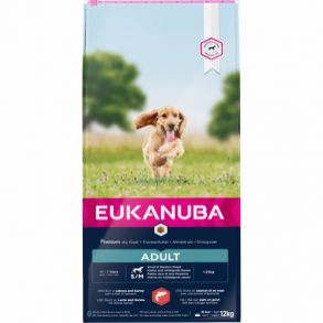 Eukanuba Adult Small/Medium - Laks & Byg 12 kg.