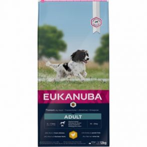 Eukanuba Adult Medium - Kylling 12 kg.