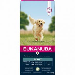 Eukanuba Adult Large - Lam & Ris 12 kg.