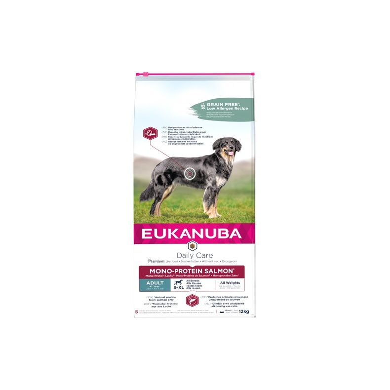 Eukanuba Daily Care Mono-Protein Salmon (Laks) 12 kg