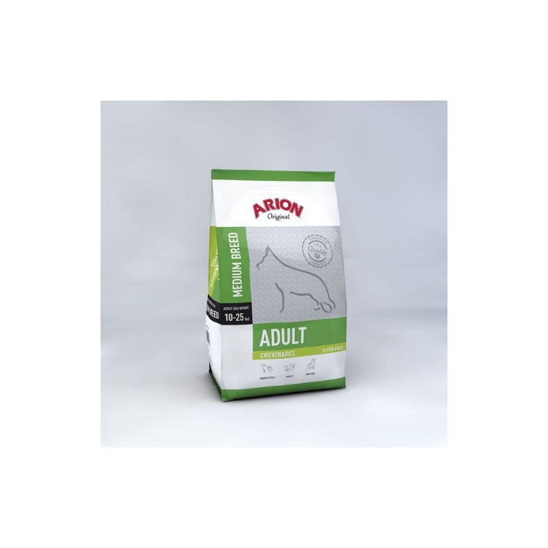Adult Medium Kylling &amp; Ris - 3 kg