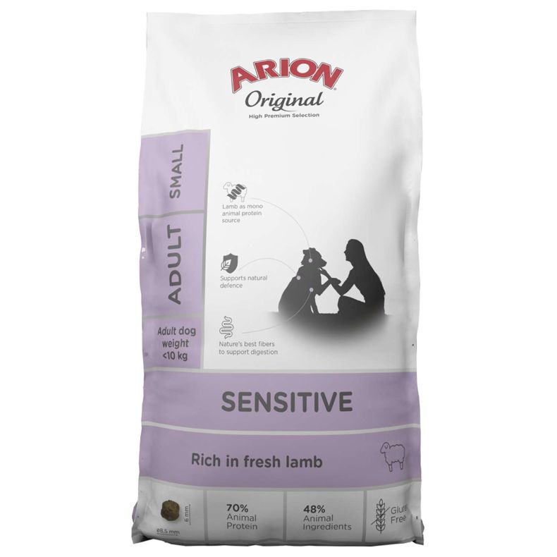 Arion Original Sensitive Small - Lam - 7 kg.