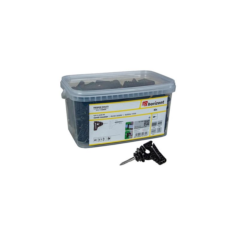 Fladb�ndsisolator Combi - 80 stk.