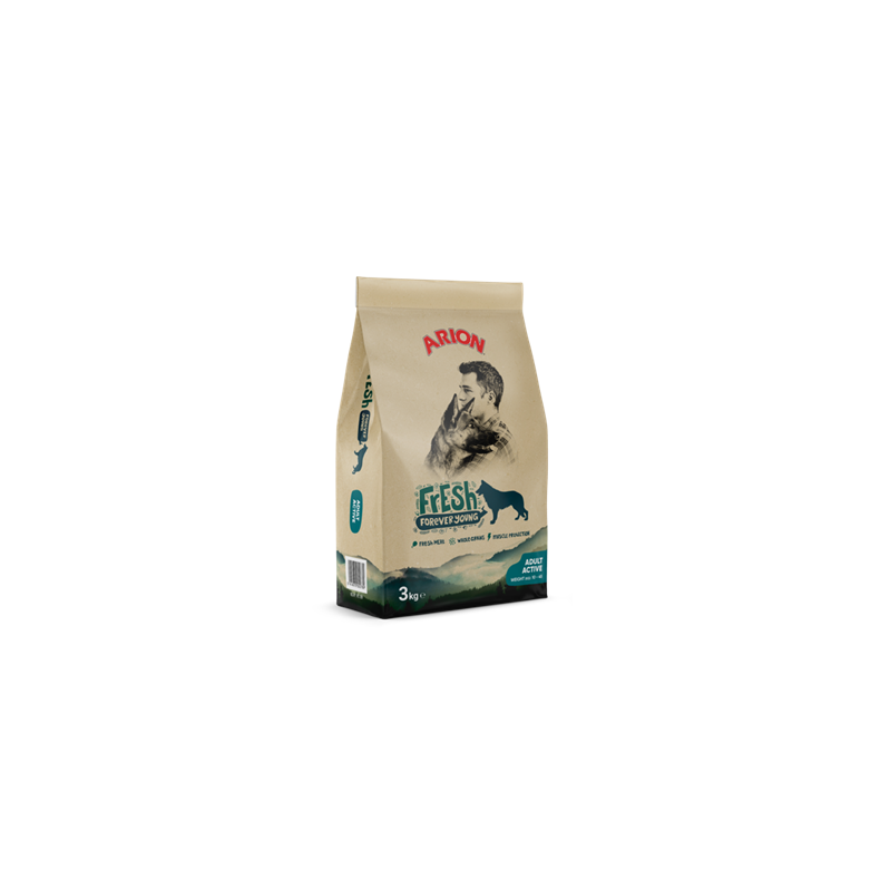 Arion Fresh Adult Active - 3 kg / 12 kg.