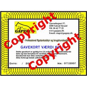 Gavekort til Gappay Danmark