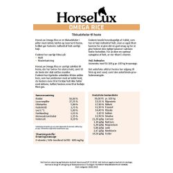 HorseLux Omega Rice 20 kg. (Kun afhentning)