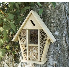 Insekthotel - Bihus i tr� / K�b nu og v�r�klar til efter�ret hvor insekterne s�ger ly/hi