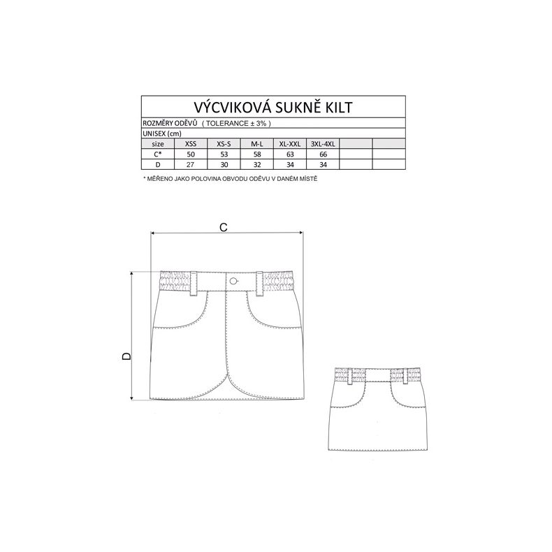 Kilt - trningsforklde