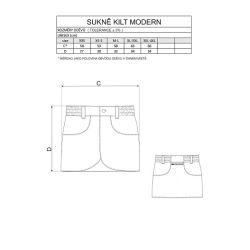 Kilt Modern - tr�ningsforkl�de