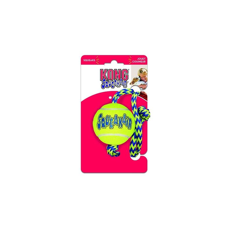 Kong Airdog Squeaker Tennisball m/reb -  7 cm