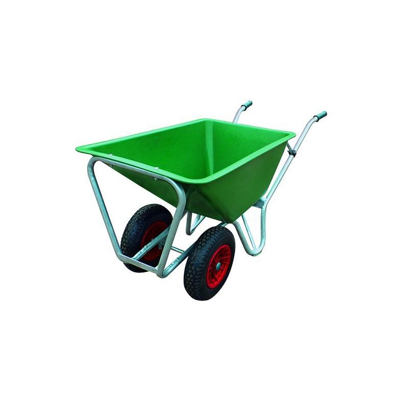 Staldkrre Galv. m/ Plastkasse 160 L (Levering ca. 1-2 uger)