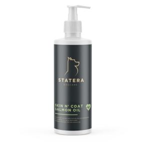 STATERA Skin n Coat  Salmon Oil - Lakseolie 1 liter m/omega 3 & 6 - m/pumpe