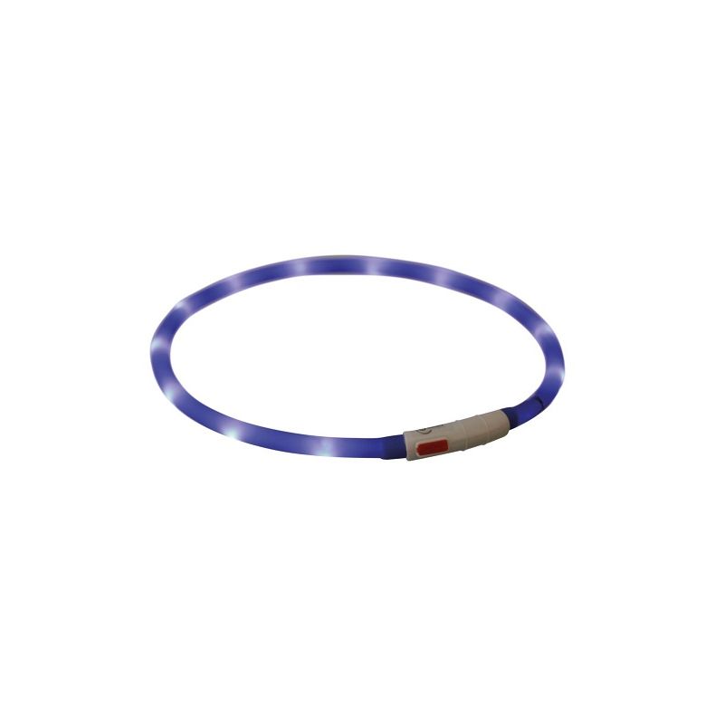 Lyshalsb�nd - Flash lysring USB - Silicone XS-XL 70 cm/�10