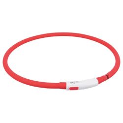 Lyshalsb�nd - Flash lysring USB - Silicone XS-XL 70 cm/�10