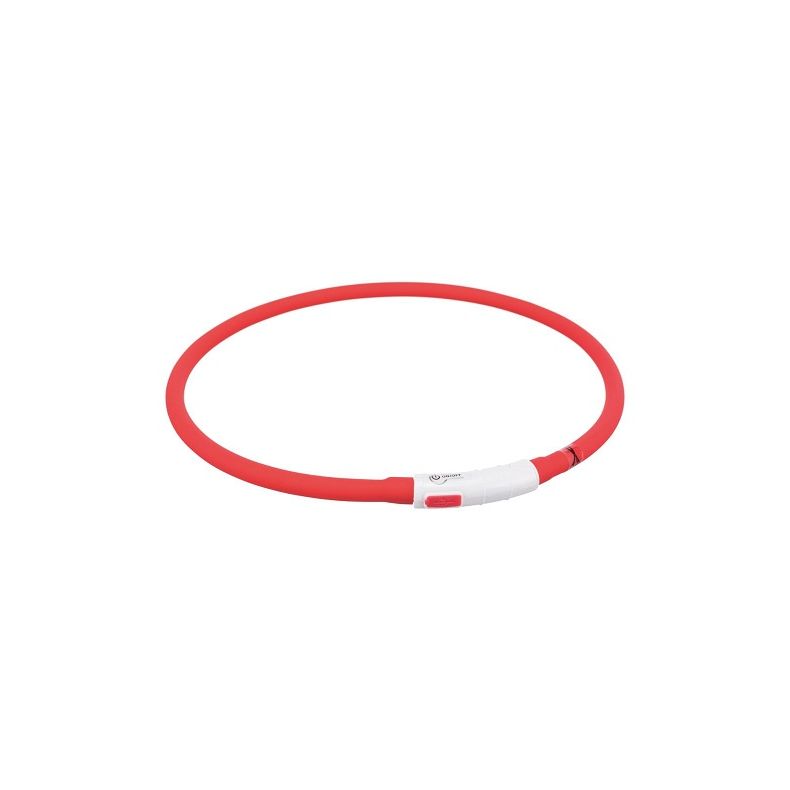 Lyshalsb�nd - Flash lysring USB - Silicone XS-XL 70 cm/�10