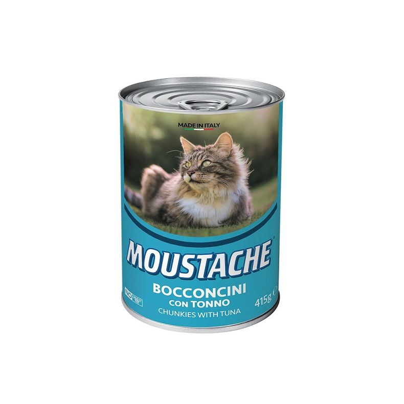 Moustache D�semad til kat med Fisk 415 g