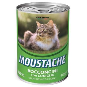 Moustache D�semad til kat med kanin 415 g