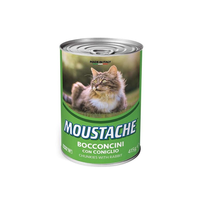Moustache D�semad til kat med kanin 415 g