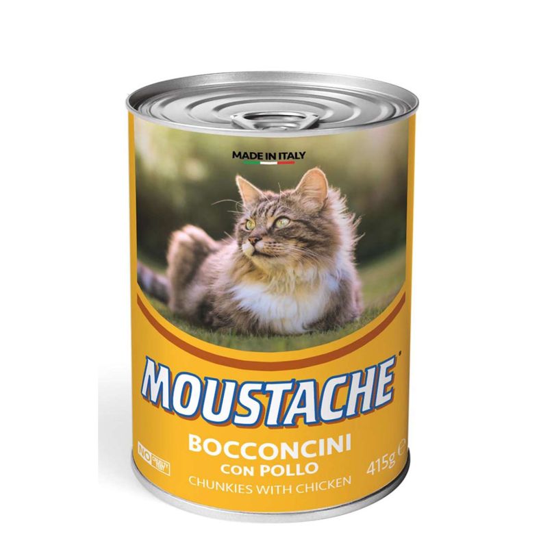 Moustache D�semad til kat med Kylling 415 g