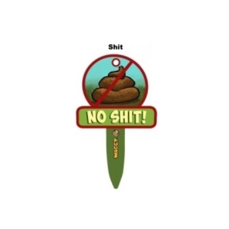 TILBUD - No Shit skilte - Restlager m/sm fejl