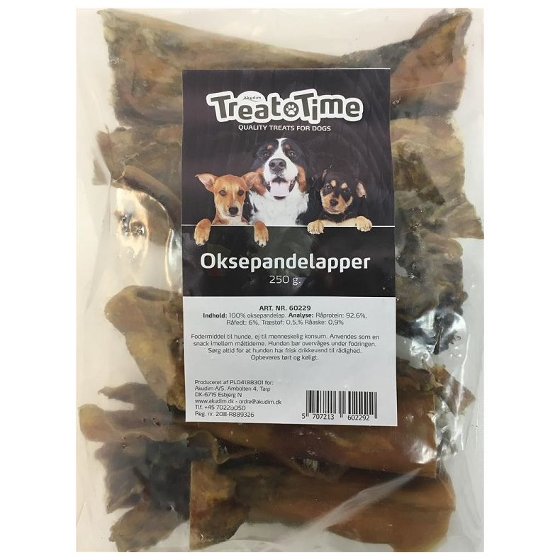 Oksepandelapper - 250 g.