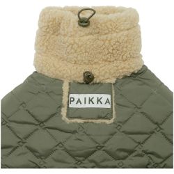 Paikka Quilted Sherpa Jakke, Olive (Leveringstid ca. 7 dage)