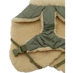 Paikka Quilted Sherpa Jakke, Olive (Leveringstid ca. 7 dage)