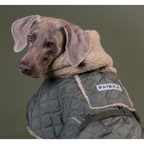 Paikka Quilted Sherpa Jakke, Olive (Leveringstid ca. 7 dage)