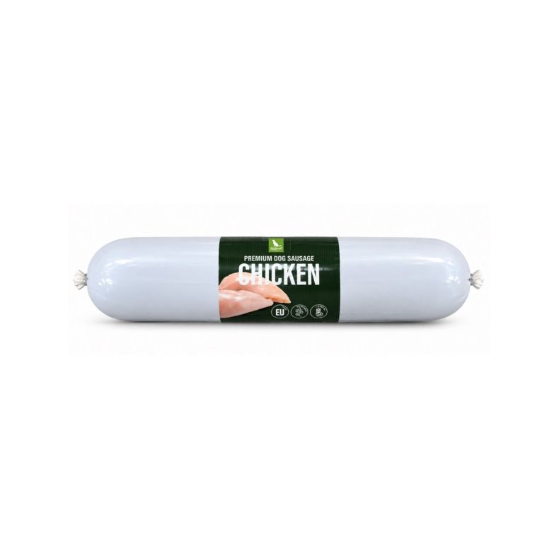 Pat� - Natural Premium Dog Sausage � Chicken 800 g (Tr�ningsp�lse)