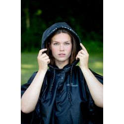 Poncho - Lala Regn Poncho - Sort - One size