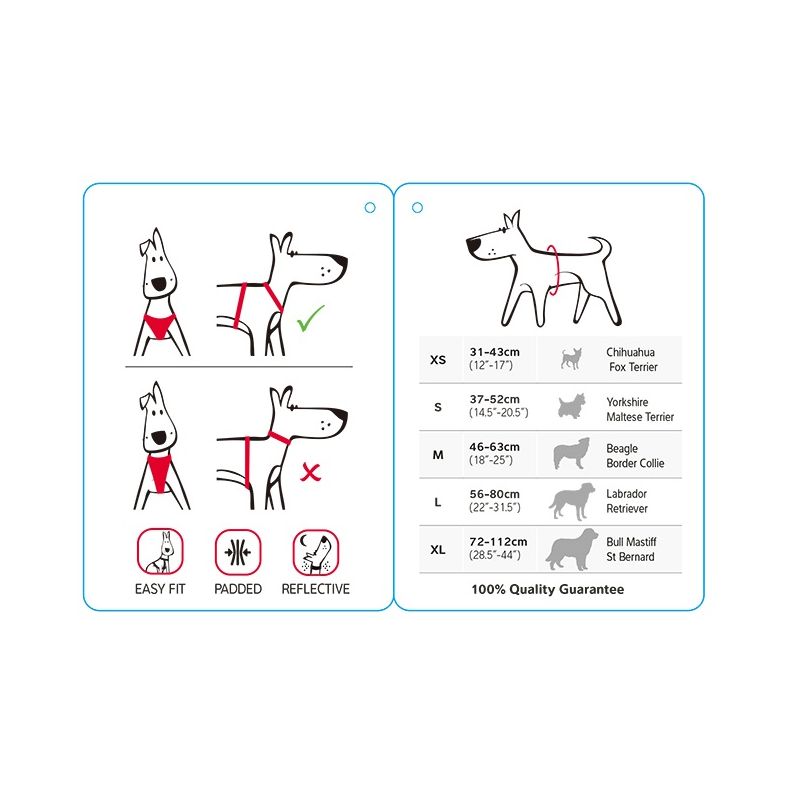 Red Dingo - Polstret sele -QPet