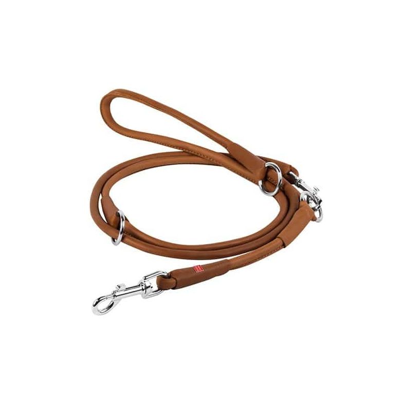 Waudog Soft rundsyet lder dressurline / 183 cm/10mm - Brun