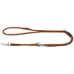 Waudog Soft rundsyet lder dressurline / 183 cm/10mm - Brun