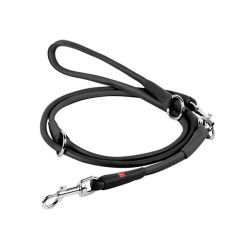 Waudog Soft rundsyet lder dressurline / 183 cm/10mm - Sort