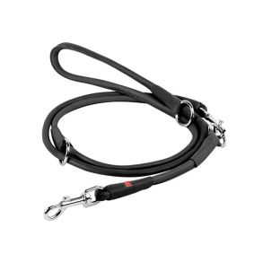 Waudog Soft rundsyet lder dressurline / 183 cm/10mm - Sort