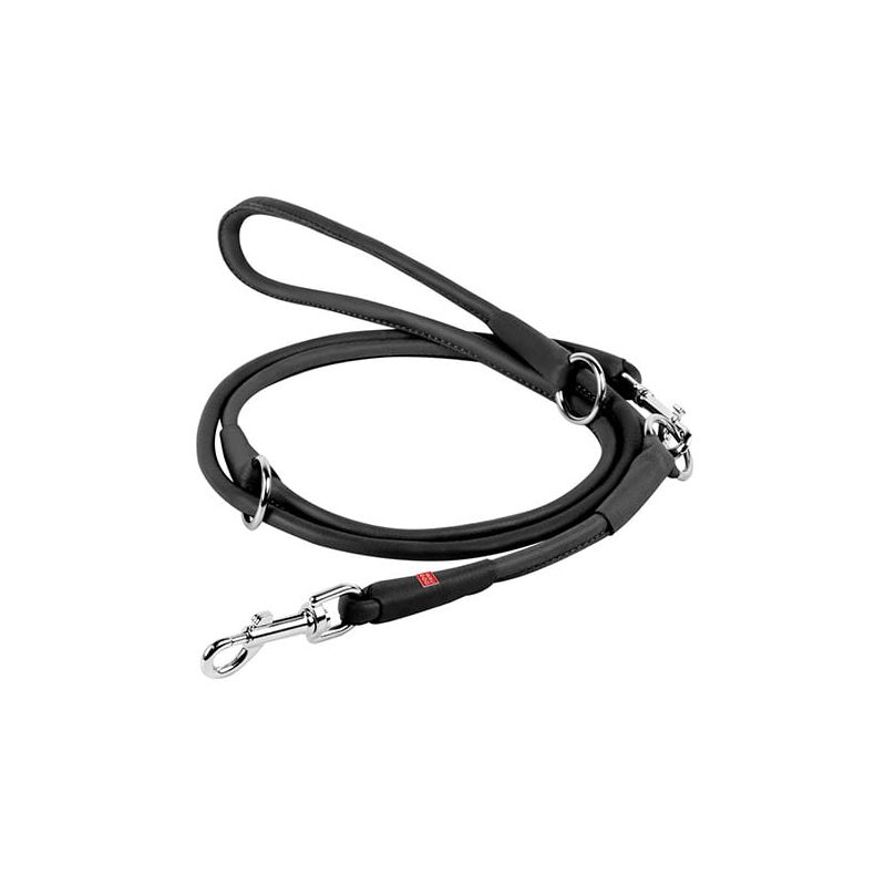 Waudog Soft rundsyet lder dressurline / 183 cm/10mm - Sort