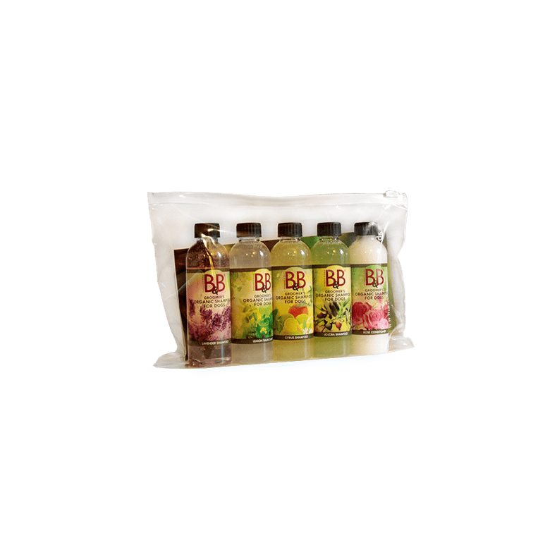 B&B MiniBag m/5 forskellige Shampoo - ko