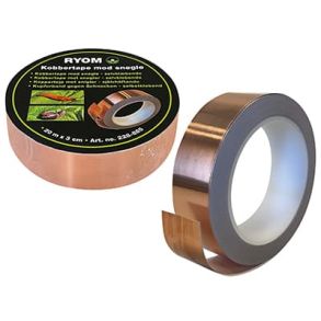 Snegletape Kobber Ryom 20 M X 3 cm