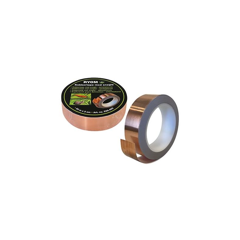Snegletape Kobber Ryom 20 M X 3 cm