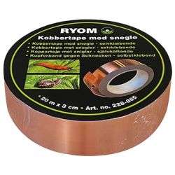 Snegletape Kobber Ryom 20 M X 3 cm