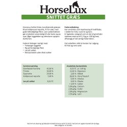 HorseLux Snittet Grs - 12 kg