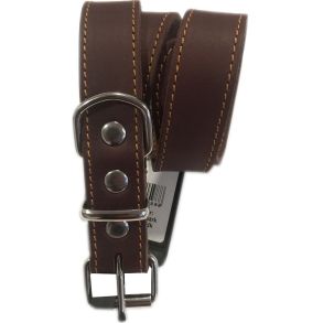 Whesco Soft Lderhalsbnd - Brun