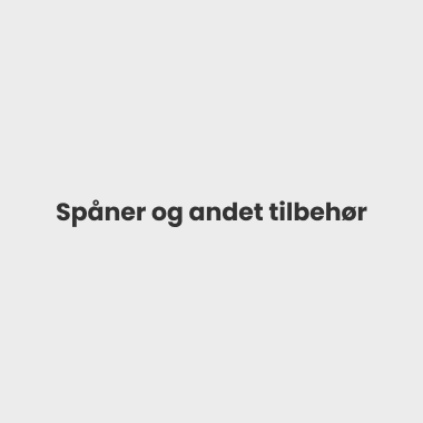 Spåner og andet tilbehør